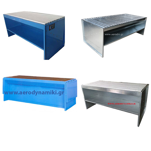 Absorbent scrubbing benches